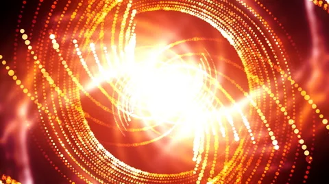 Golden Particle Grid Stock Footage 41069545