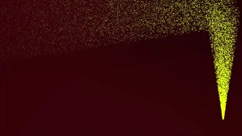 Golden Particle Trail on Dark Red Abstract Motion Background Vídeos de archivo 341602202