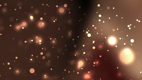 Golden particle5 Stock Footage 305253995