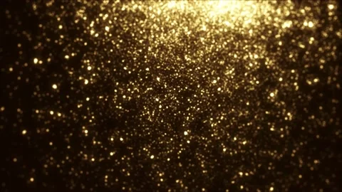 Golden Particles 05 Stock-Footage 201221354