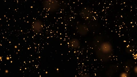 Golden Particles 1 Stock Footage 163896675