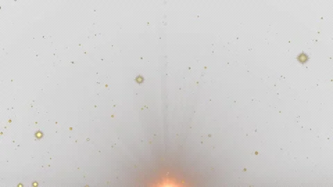 Golden Particles and Light Rays Abstract Background Animation Video stock 337230835