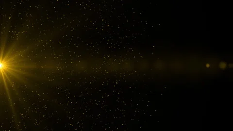 Golden particles awards light spot flashing party stage background Stock Footage 339648432