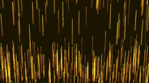 Golden Particles Background Stock Footage 86547055