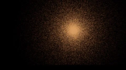 Golden Particles Exploding In Darkness With Subtle Bokeh Effect During Abst.. 動画素材 341652605