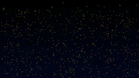Golden Particles Floating on Dark Background Stock Footage 330919402