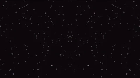 Golden Particles Floating on a Dark Background, Motion Graphic Overlay 스톡 동영상 342361096