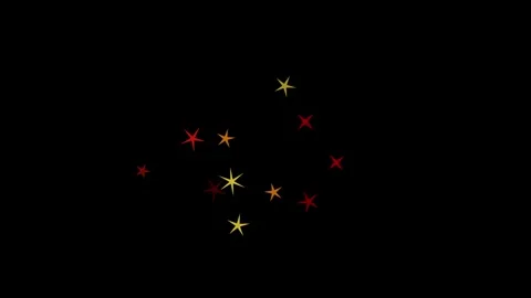Golden Particles Floating in Darkness with Subtle Motion and Bokeh Effects Video stock 340901896