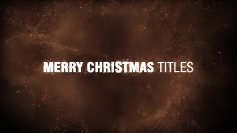 Golden Particles Fluid Title Opener Stock After Effects