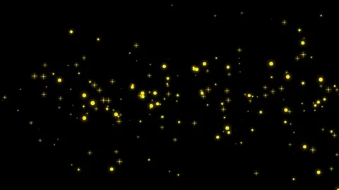 Golden particles Video stock 76004042