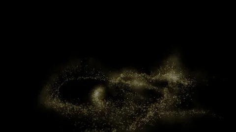 Golden particles Stock-Footage 129994189