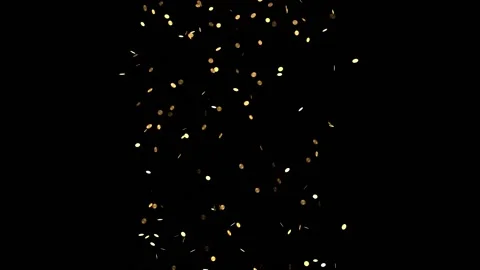 Golden  particles Stock Footage 134262880