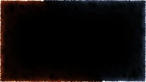 Golden Particles Forming Animated Border Frame Dark Canvas 4K Loop Overlay Stock Footage 346495403