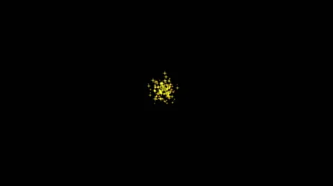 Golden particles glittering stars effect Stock Footage 59686325