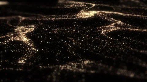 Golden Particles Liquid Stock Footage 248431597