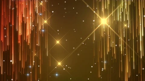 Golden particles magic abstract background Vidéo 121505706