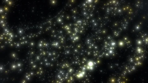 Golden Particles Spiral Stock Footage 279912432