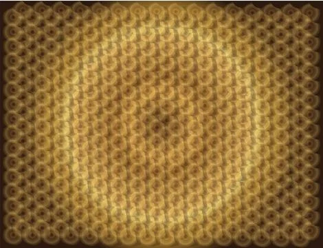 Golden Pattern background with circle light Stock Illustration