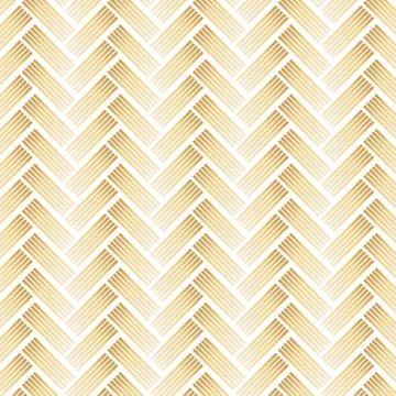 Golden Pattern with Chevron on White Background. Stock Illustration