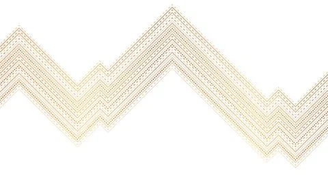 Golden pattern dotted lines abstract geometric minimal background Illustration