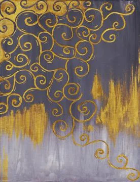 Golden pattern Stock Illustration