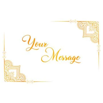 Golden pattern photo frame design, photo frame design with the golden colour Stock Illustration