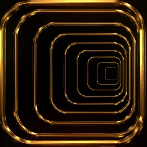 Golden Patterns Animation 库存影片 102386888