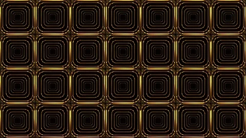 Golden Patterns background Video stock 102399224
