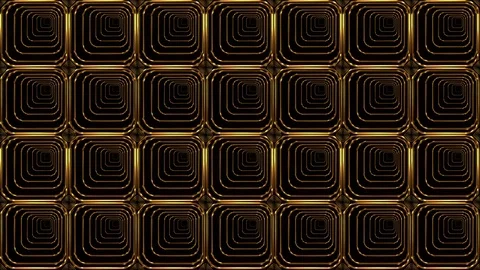 Golden Patterns background Video stock 102399946