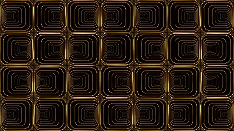 Golden Patterns background Video stock 102400275