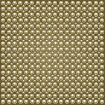 Golden pearls pattern. Stockillustratie