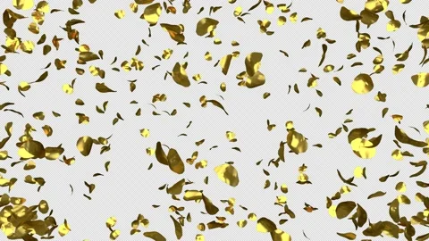 Golden Petals Explosion Stock Footage 169204988