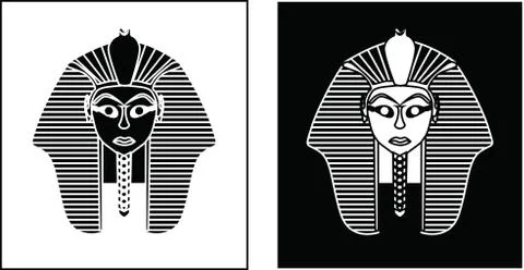 Golden pharaoh Stock Illustration