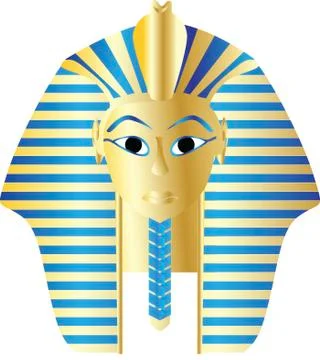 Golden pharaoh Illustrazione stock