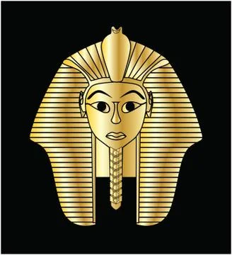 Golden pharaoh Stock Illustration