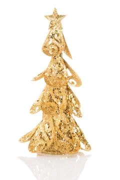 Golden pine tree Stock Photos