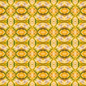 Golden pineapple skin pattern background Stock Photos