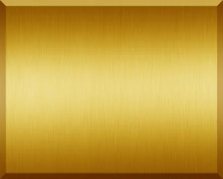Golden Plate Stock Illustration