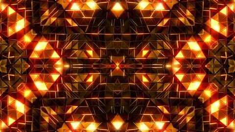 Golden Platonic background Video stock 102425405