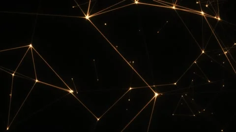 Golden Plexus Stock Footage 281238582