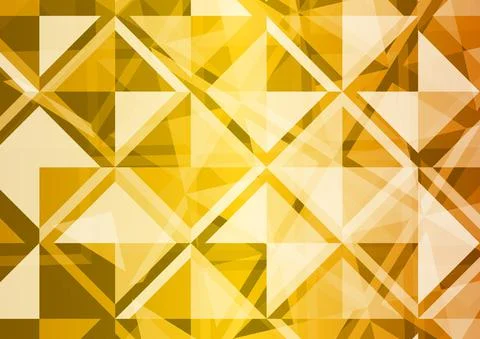 Golden polygon. Abstract background. Vector illustrator Stock Illustration