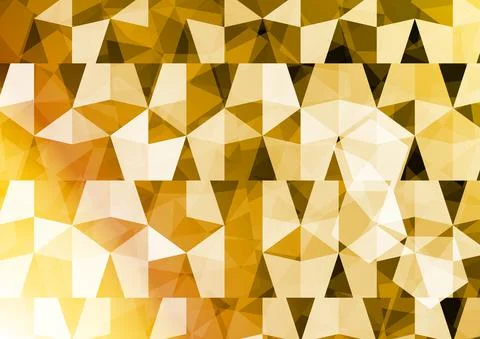 Golden polygon. Abstract background. Vector illustrator イラスト素材