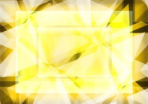 Golden polygon background. Vector illustrator イラスト素材