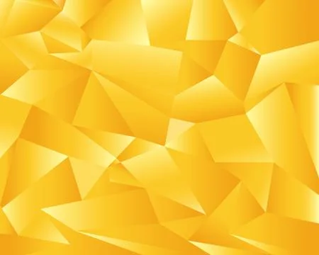 Golden Polygonal Abstract Background Stock Illustration