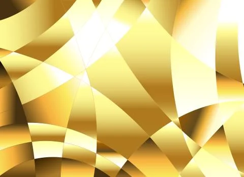 Golden polygonal background Stock Illustration