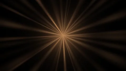 Golden radial light rays rotating outward from center seamless loop animation Stock Footage 347088501