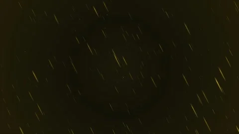 Golden Rain Shower Bokeh Effect - Cinematic Background for Magic and Luxury Stock Footage 344516835