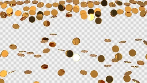 Golden Rainfall: A Wealth of Prosperity 動画素材 262261569