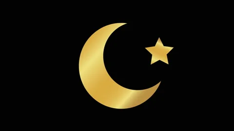 GOLDEN RAMADAN MOON Video stock 231970765