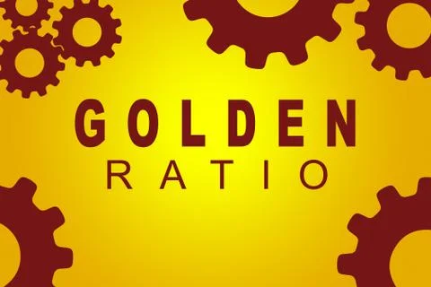 Golden Ratio concept 스톡 일러스트